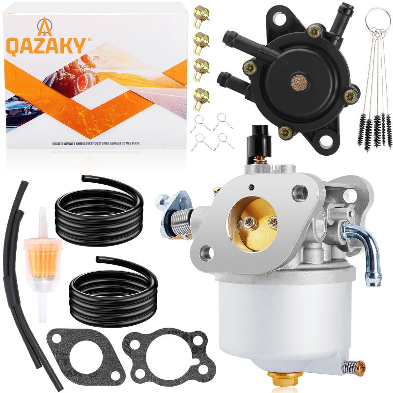 QAZAKY 350cc Carburetor Fuel Pump Compatible with EZGO Golf Cart Gas 4-Cycle Robin Engine Workhorse ST350 Carb 72558-G01 72558-G05 72840-G02 72873-G01 17559 520-184 MPT TXT ST-Sport Shuttle Series - Image 1